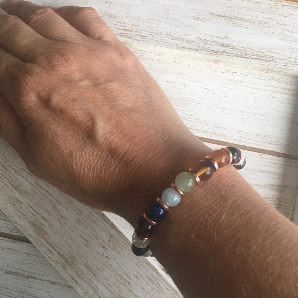 7 Chakra Diffuser Bracelet - Picture 2 of 2